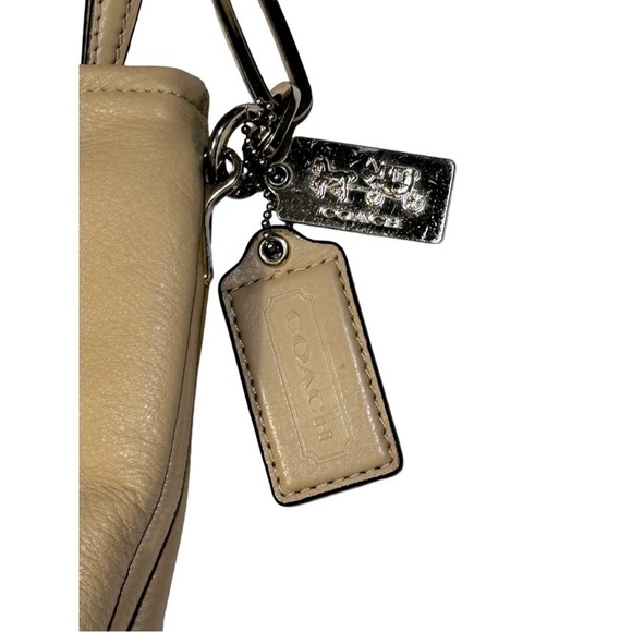 Coach 27858 Madison Pebbled Leather Hobo Handbag in Golden Tan - Picture 5 of 12